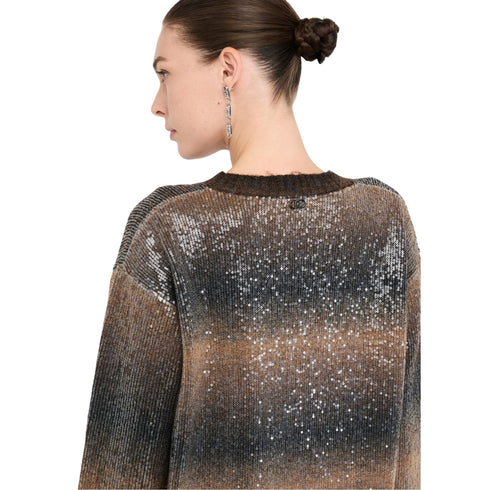 Liu Jo Abito corto Abito in maglia con paillettes S  - Francavilla Moda